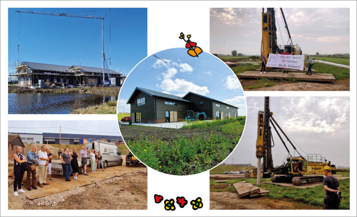 Collage bouw Gouderak wit